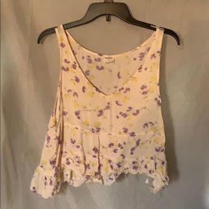 Free People crop top shirt SIZE M